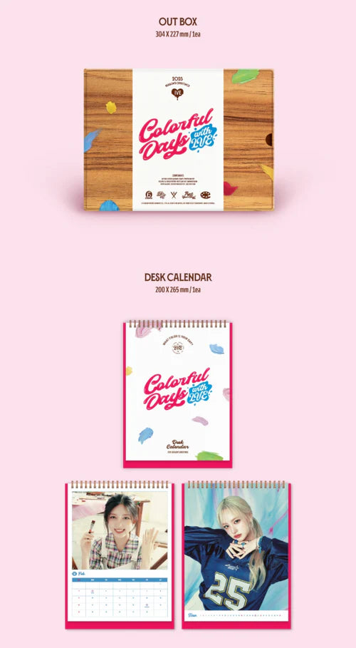 IVE - 2025 SEASON'S GREETINGS (COLORFUL DAYS WITH IVE) + Soundwave Photocard Nolae