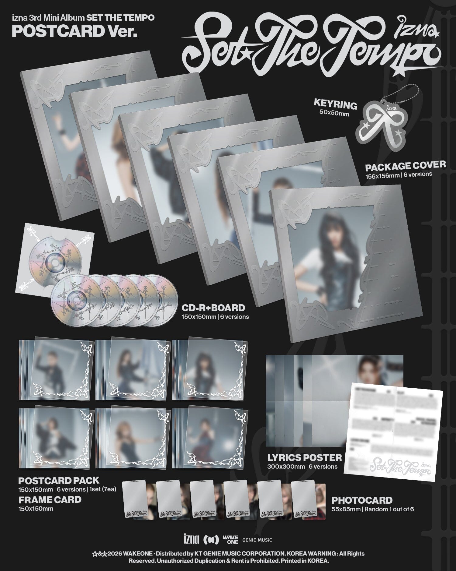 IZNA - SET THE TEMPO (POSTCARD VER.) Nolae