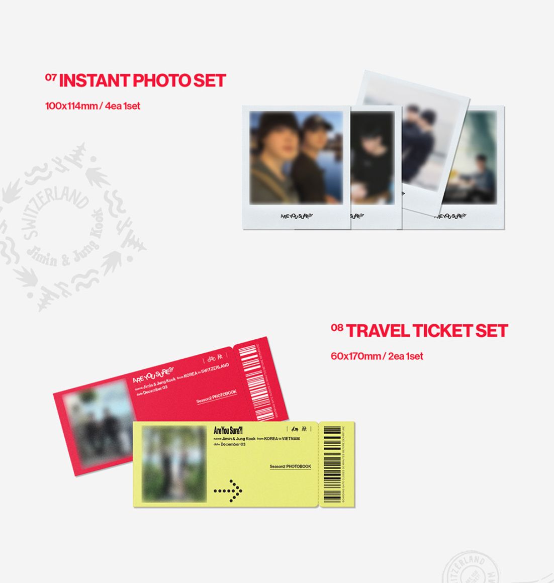 JIMIN X JUNGKOOK (BTS) - ARE YOU SURE?! SEASON2 (PHOTOBOOK) Nolae