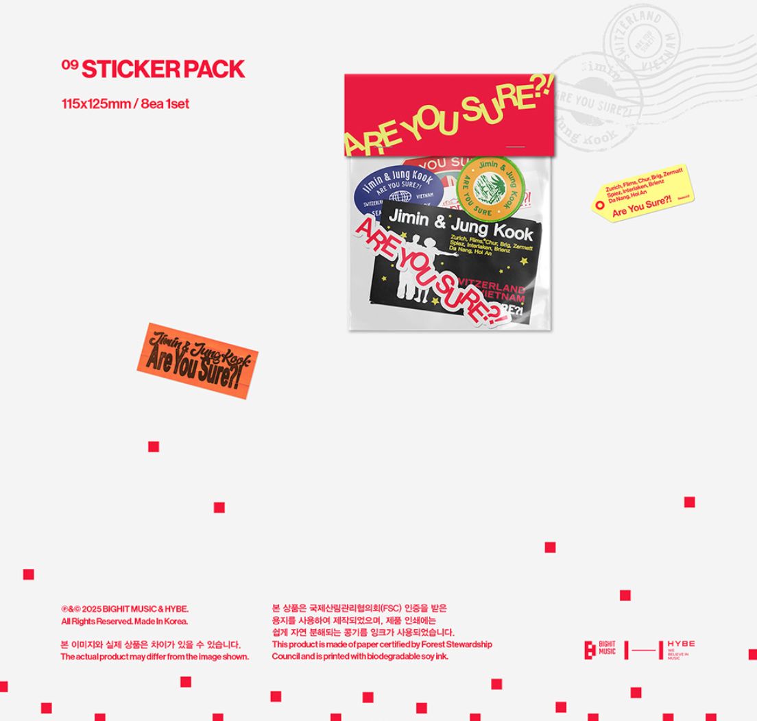 JIMIN X JUNGKOOK (BTS) - ARE YOU SURE?! SEASON2 (PHOTOBOOK) Nolae