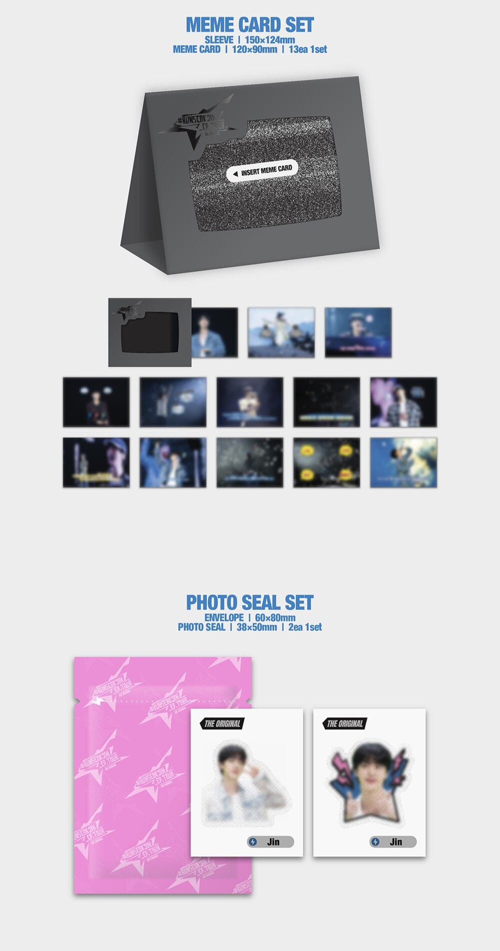 JIN (BTS) - [#RUNSEOKJIN_EP.TOUR IN GOYANG] THE ORIGINAL + WEVERSE GIFT Nolae