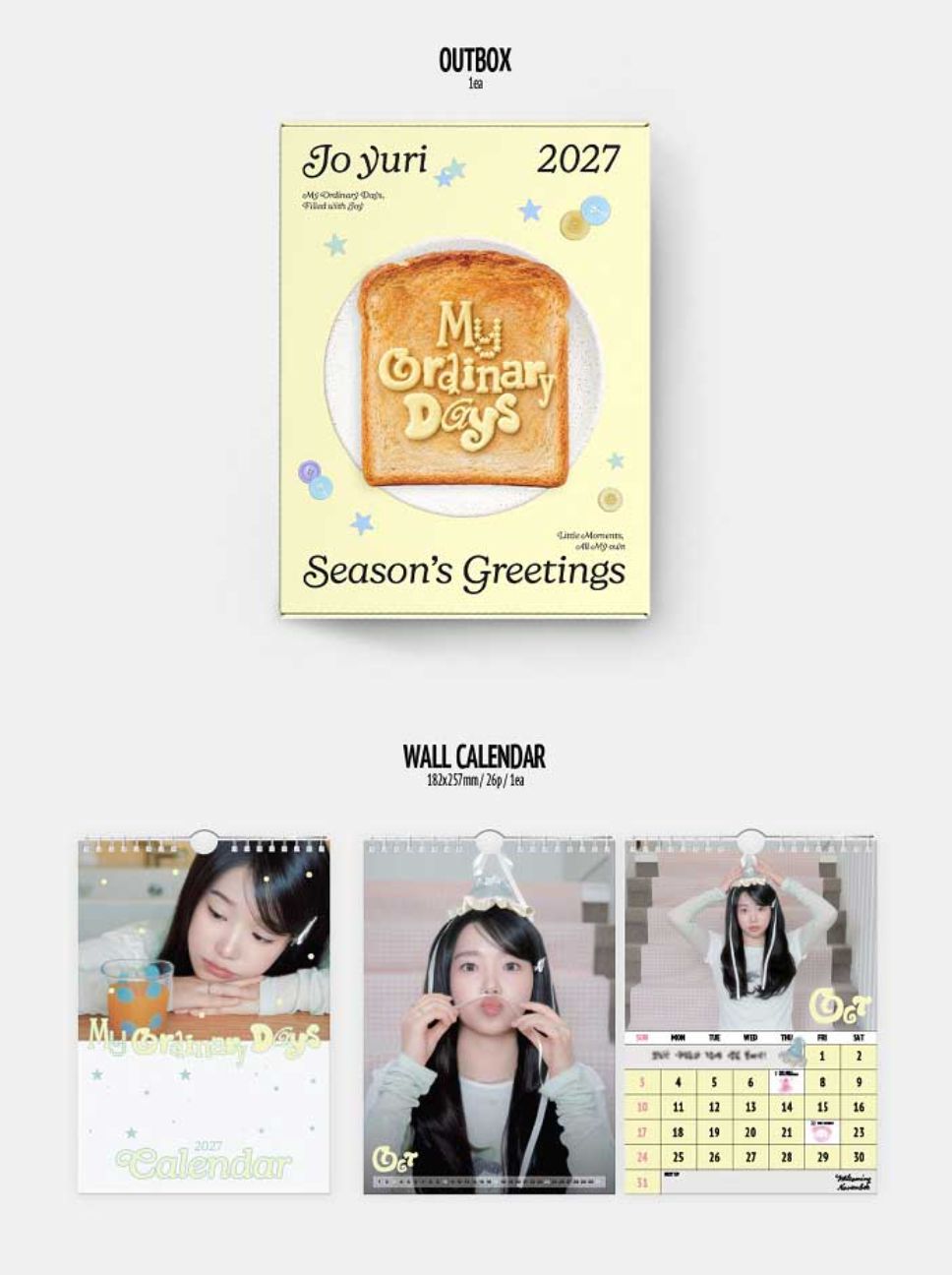 JO YURI - 2027 SEASON’S GREETINGS (MY ORDINARY DAYS, FILLED WITH JOY) Nolae