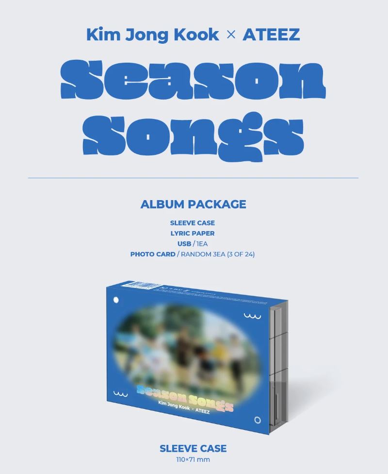 KIM JONG KOOK X ATEEZ - SEASON SONGS Nolae