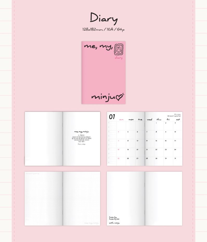 KIM MIN JU - 2026 SEASON’S GREETINGS (ME, MY, MINJU) Nolae