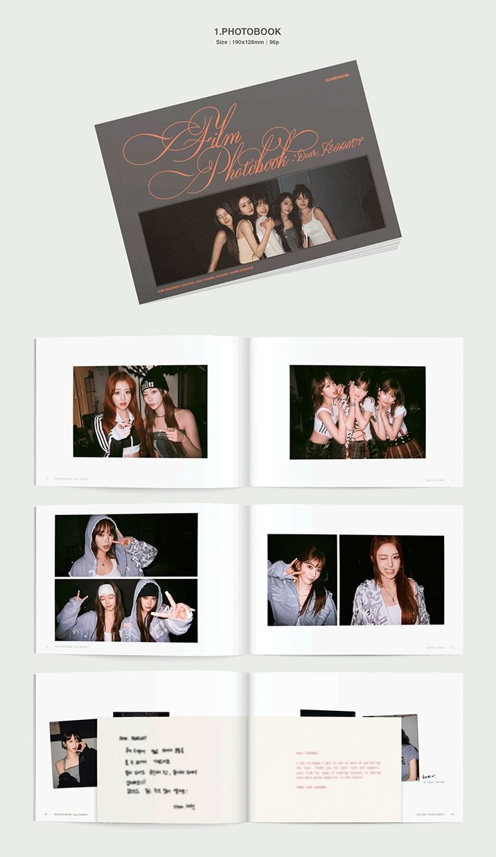 LESSERAFIM Dear FEARNOT トレカ　10種セット LE SSERAFIM - FILM PHOTOBOOK : DEAR, FEARNOT