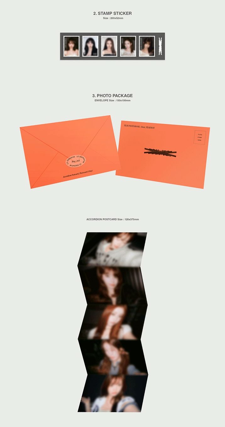 LE SSERAFIM - FILM PHOTOBOOK : DEAR, FEARNOT