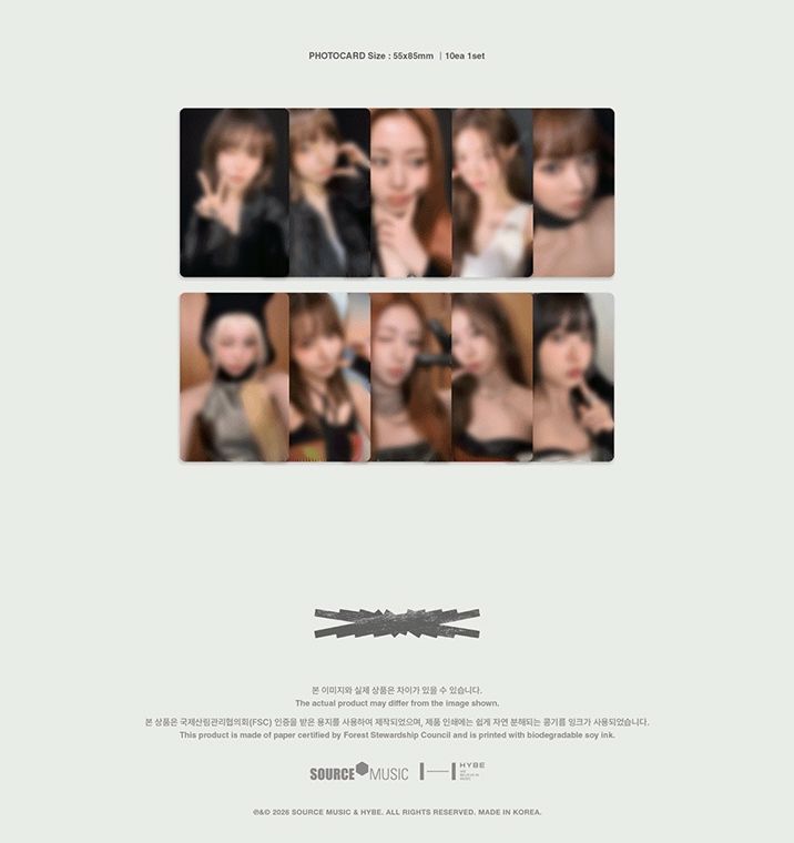 LE SSERAFIM - FILM PHOTOBOOK : DEAR, FEARNOT