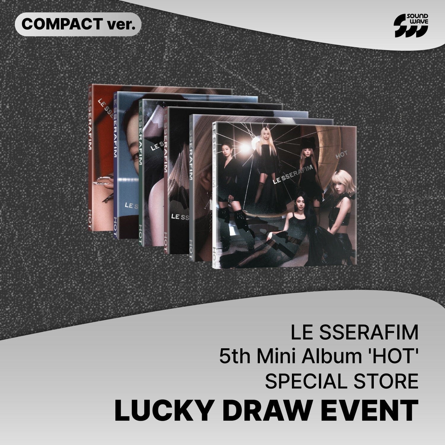 LE SSERAFIM - HOT (COMPACT VER.) LUCKY DRAW (SW) Nolae