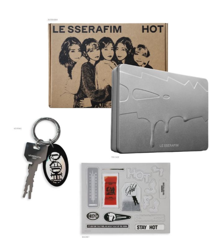 LE SSERAFIM - HOT (TIN CASE VER.) Nolae