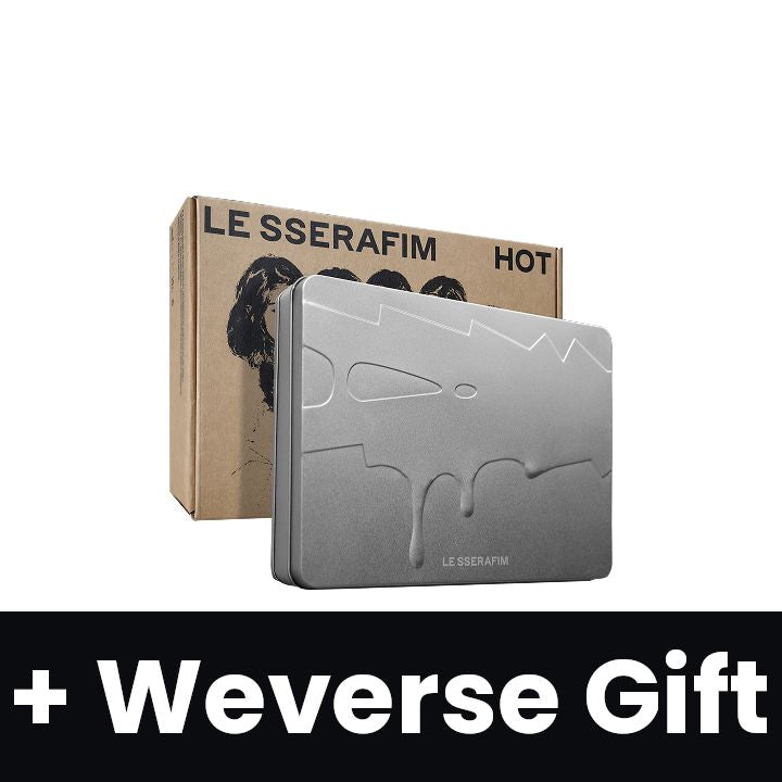 LE SSERAFIM - HOT (TIN CASE VER.) + Weverse Gift Nolae