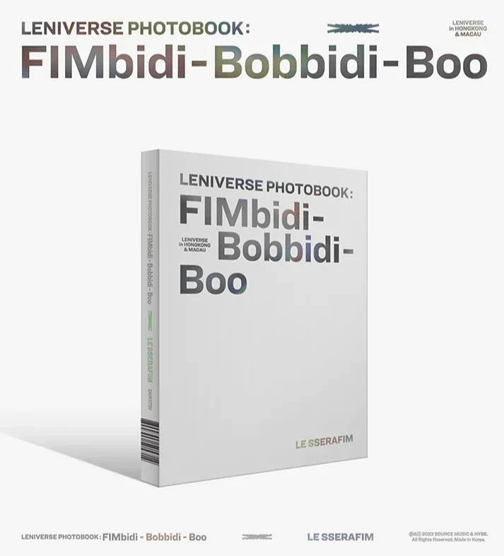 LE SSERAFIM - LENIVERSE PHOTOBOOK: FIMBIDI-BOBBIDI-BOO + BDM Postcard Nolae