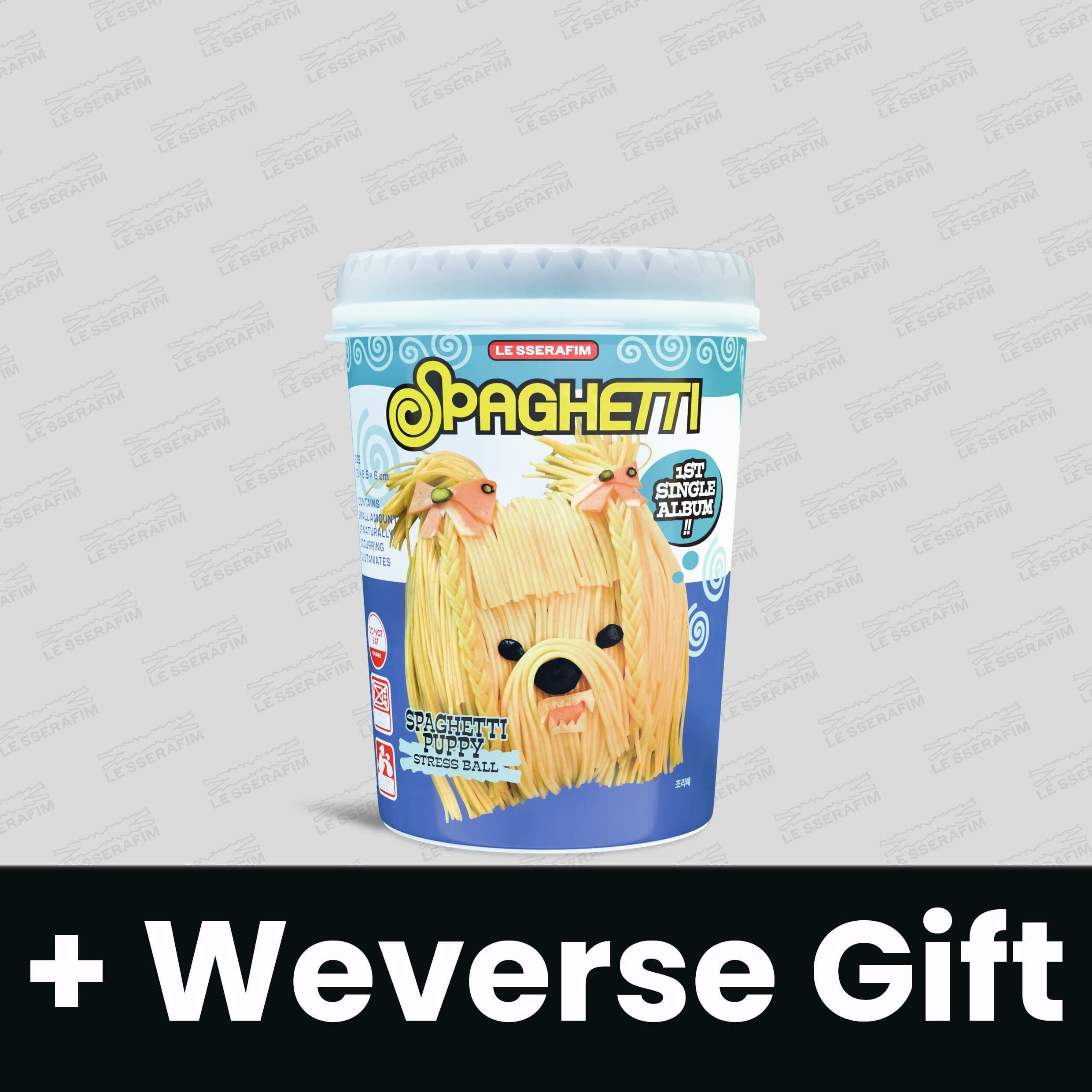LE SSERAFIM - SPAGHETTI (STRESS BALL VER.) + Weverse Gift