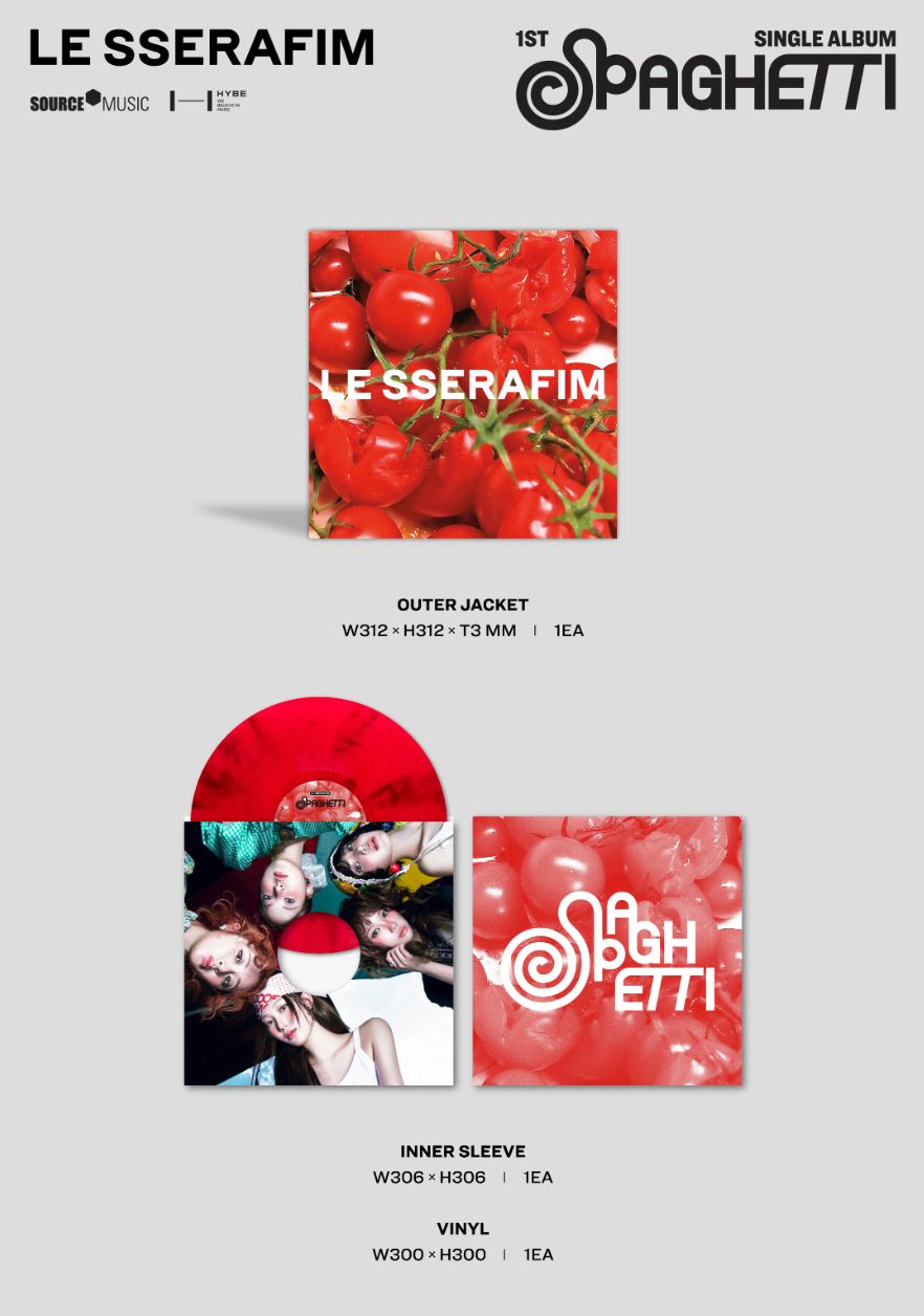 LE SSERAFIM - SPAGHETTI (VINYL)