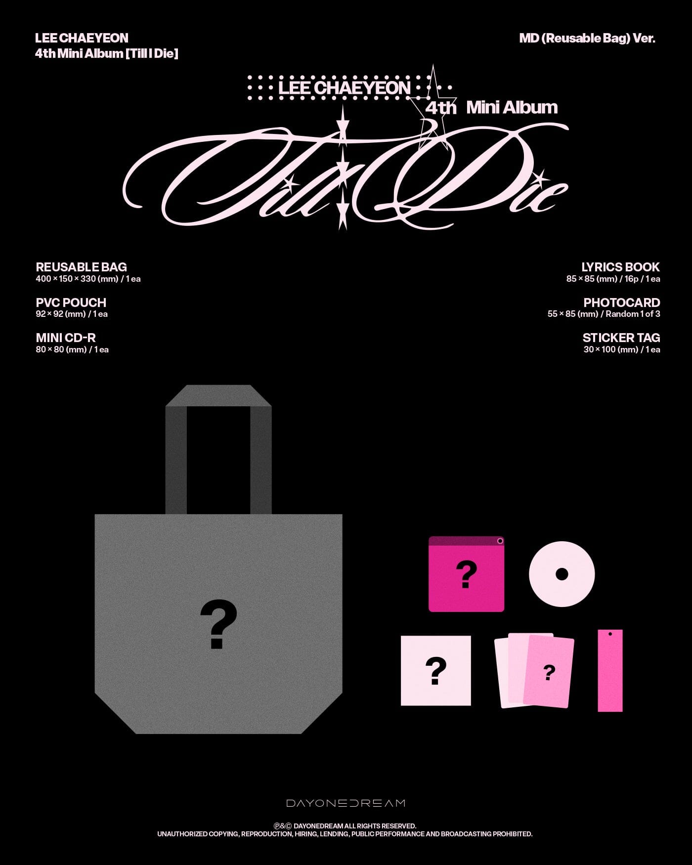 LEE CHAE YEON - TILL I DIE Nolae