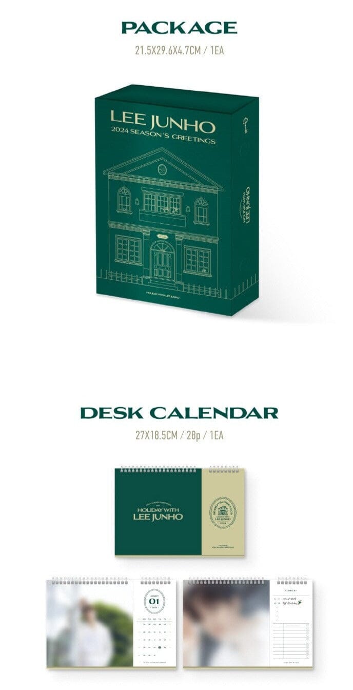 LEE JUNHO - 2024 SEASON'S GREETINGS (Holiday with LEE JUNHO) + JYP Shop Gift Nolae