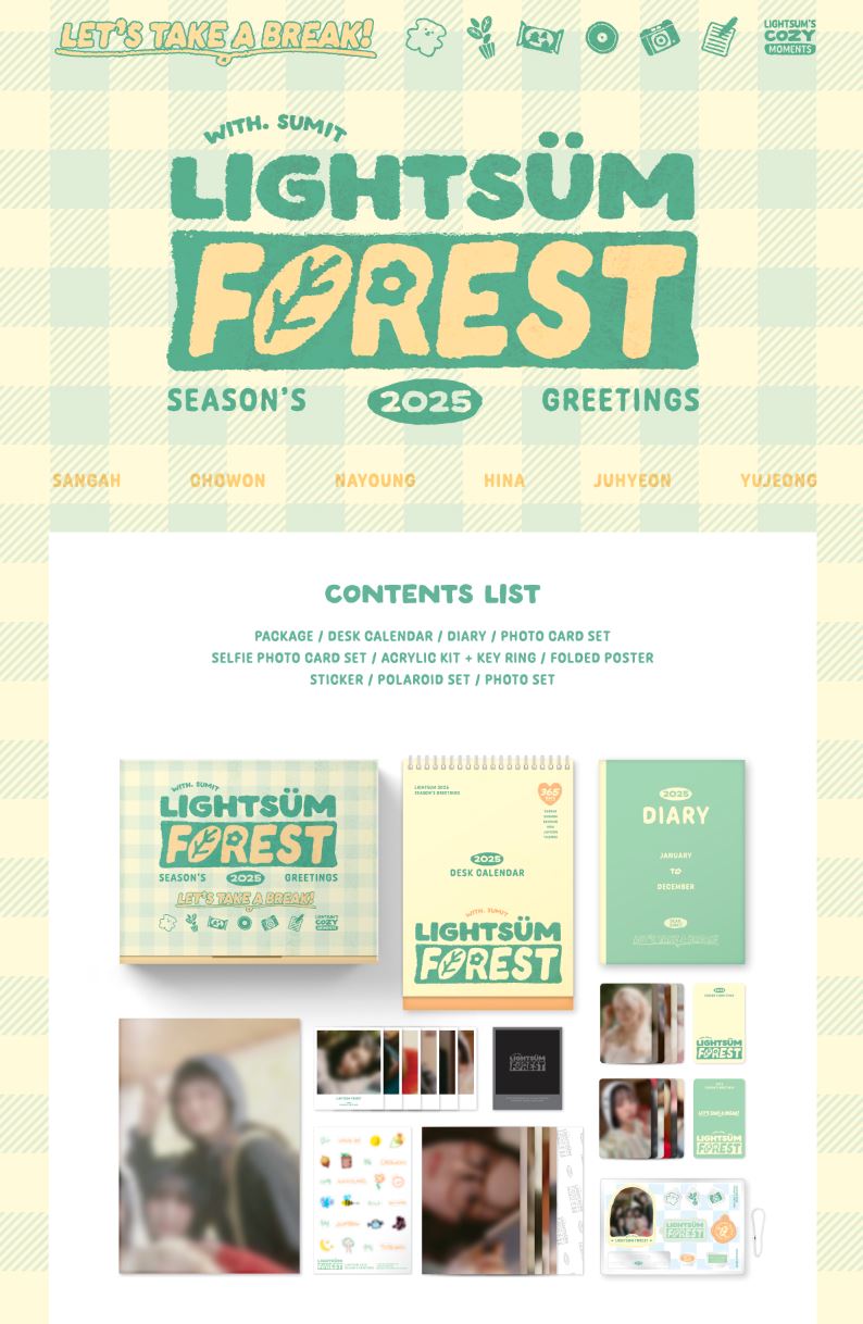 LIGHTSUM - 2025 SEASON'S GREETINGS (LIGHTSUM FOREST) Nolae