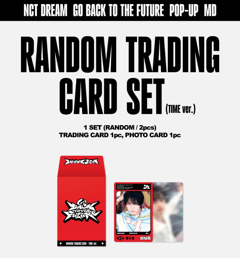 タレントカード nct dream Go Back To The Future ktown NCT DREAM - RANDOM TRADING CARD SET (GO BACK TO THE FUTURE