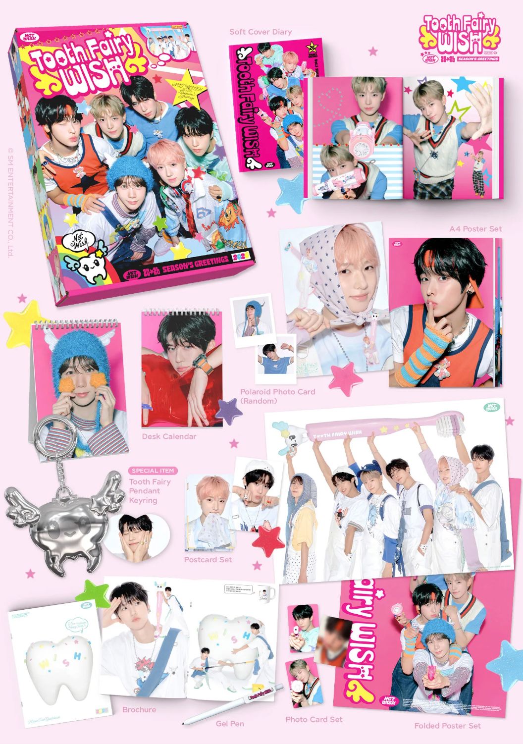 新品未開封品 NCTWISH 2026 シグ　SEASON'S GREETING NCT WISH – 2026 SEASON'S GREETINGS + Special Photocard Set