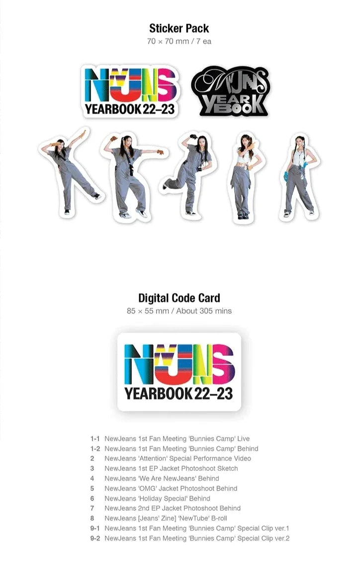 NEWJEANS - YEARBOOK 22-23 + Weverse Gift Nolae