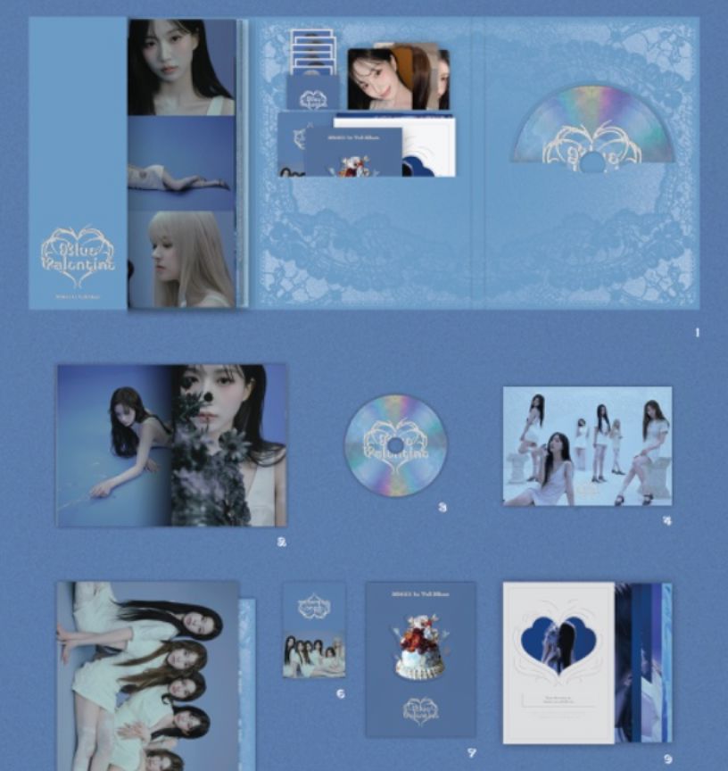 NMIXX - BLUE VALENTINE + Apple Music Photocard