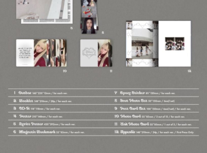 NMIXX - BLUE VALENTINE + FANS SHOP Photocard