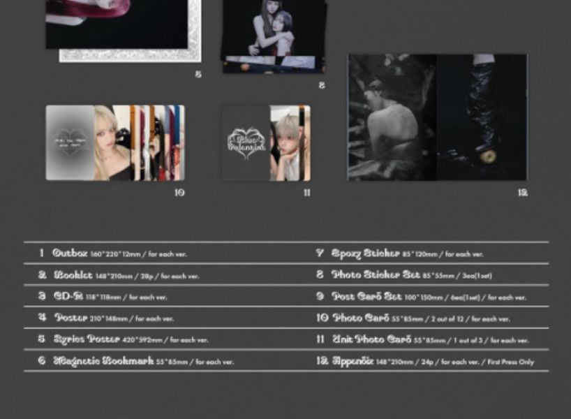 NMIXX - BLUE VALENTINE + FANS SHOP Photocard Nolae