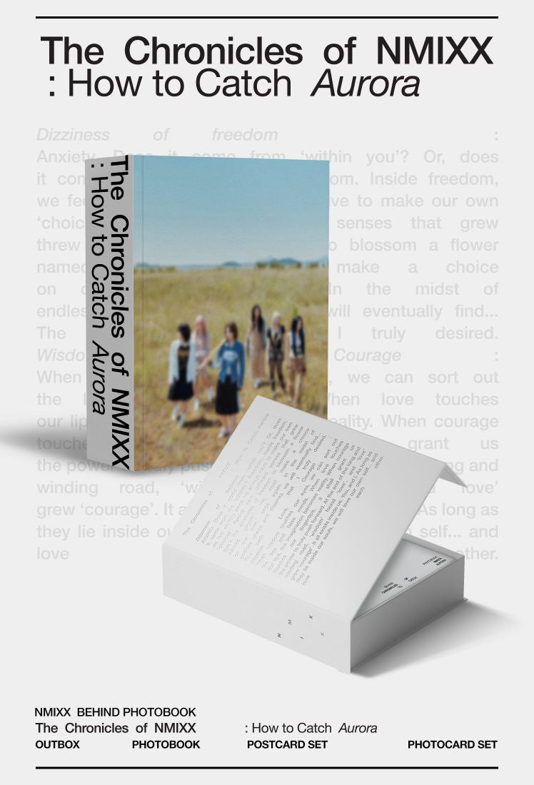 NMIXX - PHOTOBOOK (THE CHRONICLES OF NMIXX : HOW TO CATCH AURORA) + Soundwave Photocards Nolae