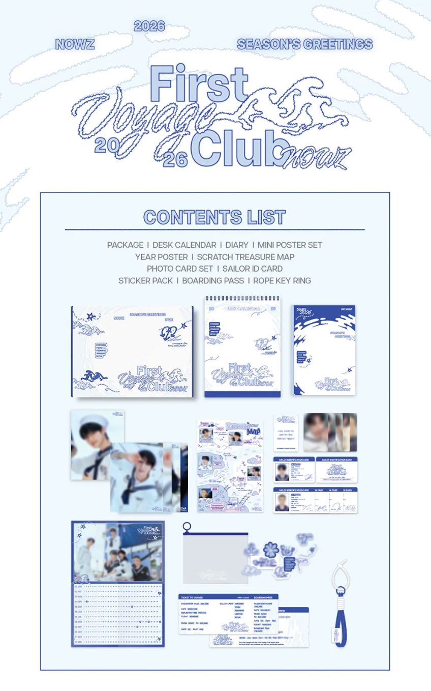 NOWZ - 2026 SEASON'S GREETINGS (FIRST VOYAGE CLUB) Nolae