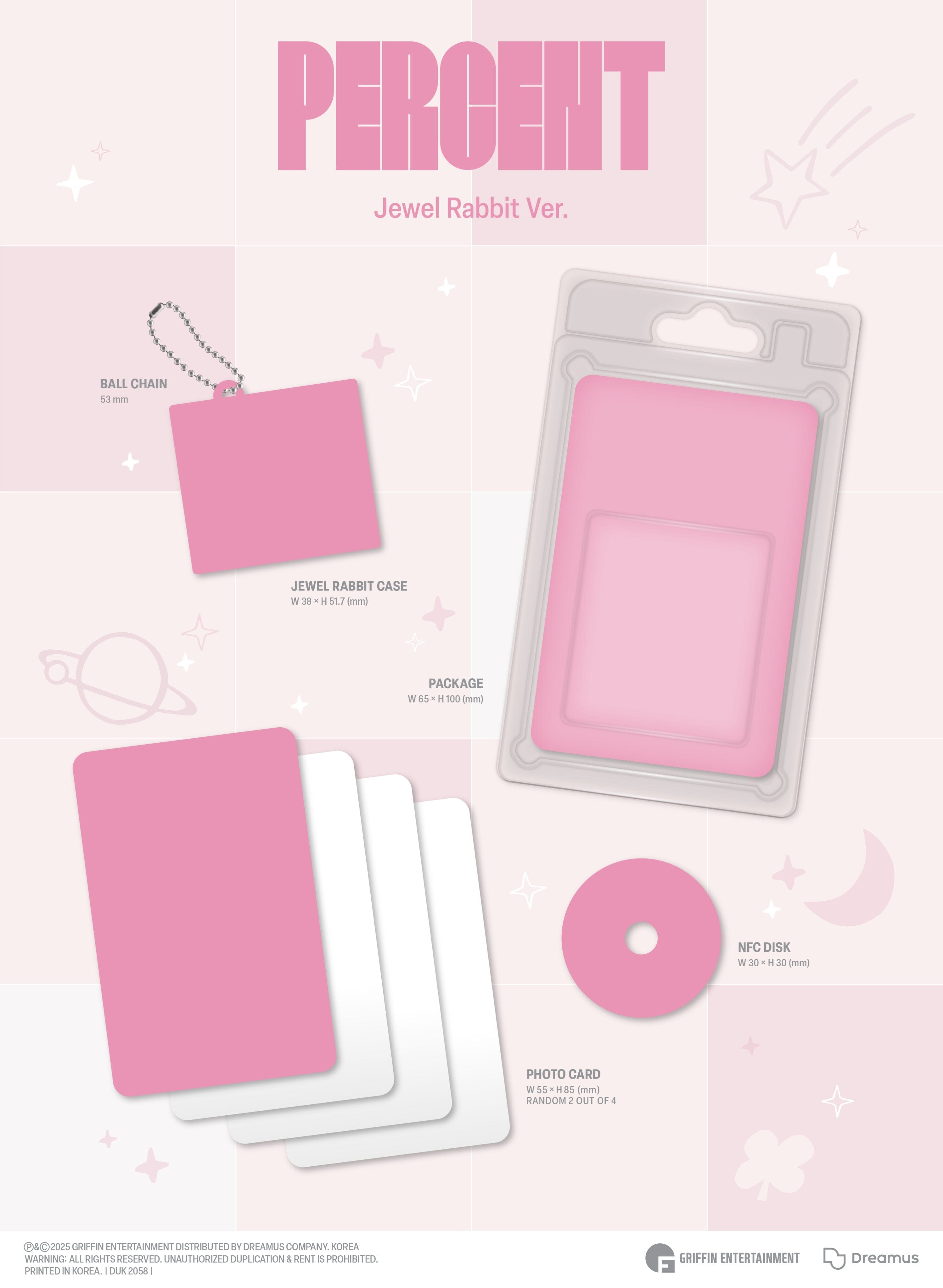 ONEW (SHINEE) - PERCENT (JEWEL RABBIT VER.) Nolae