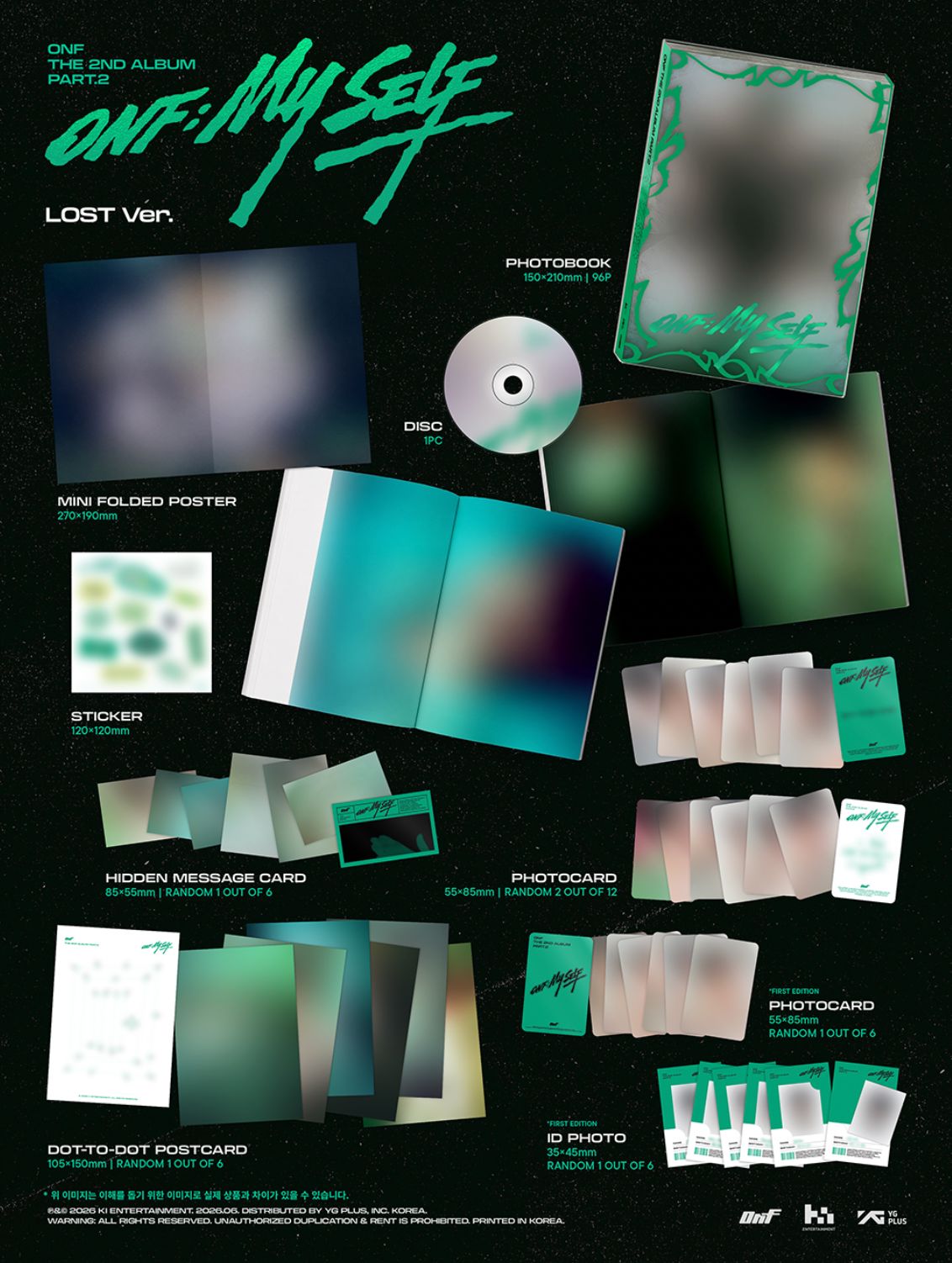 ONF - ONF:MY SELF (PHOTOBOOK VER.) Nolae