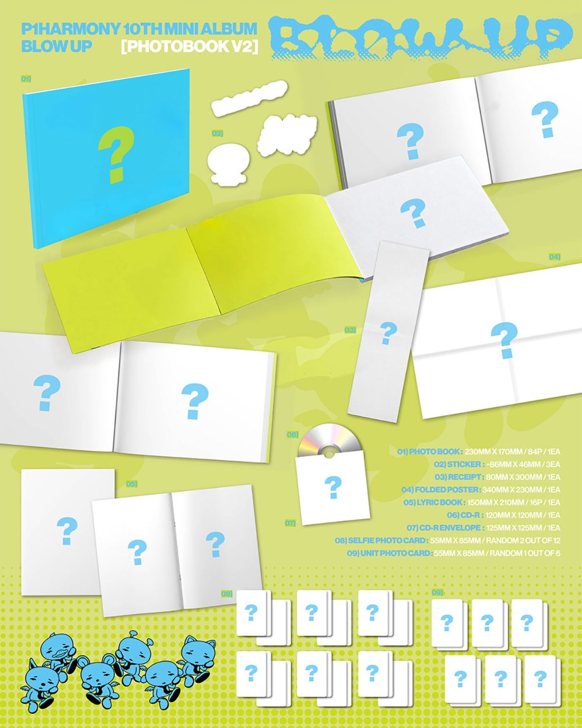 P1HARMONY - BLOW UP (PHOTOBOOK VER.) + Apple Music Gift Nolae