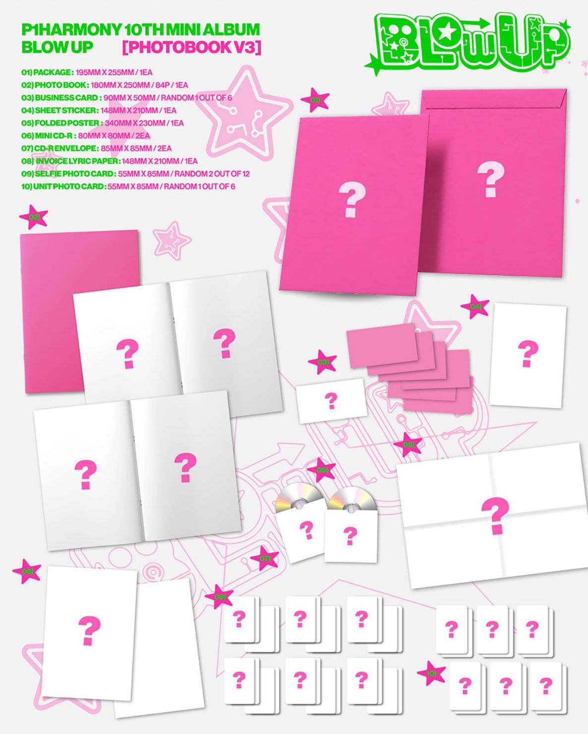 P1HARMONY - BLOW UP (PHOTOBOOK VER.) + Apple Music Gift Nolae