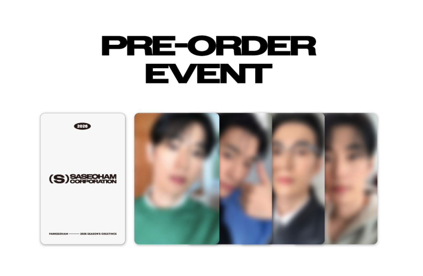 PARK SEO HAM - 2026 SEASON'S GREETINGS (SASEOHAM CORPORATION) + Extra Photocard Nolae