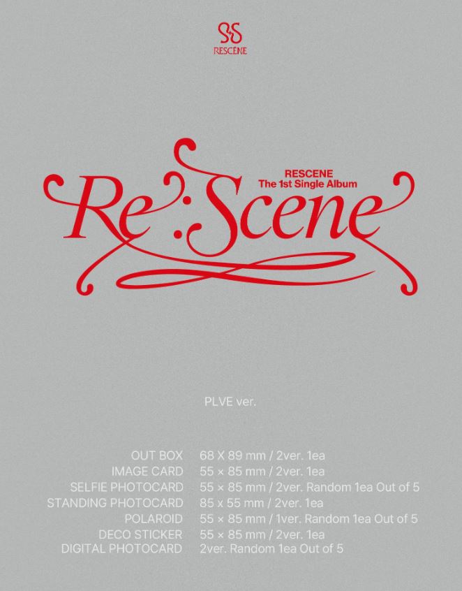 RESCENE - RE:SCENE (THE 1ST SINGLE ALBUM) PLVE Nolae