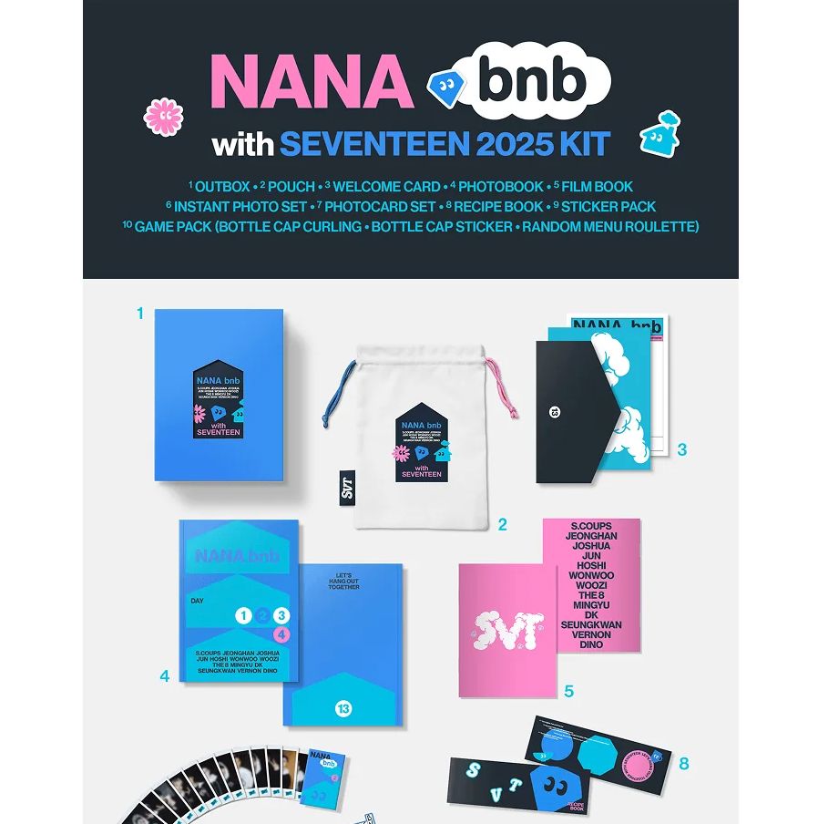 SEVENTEEN - NANA BNB WITH SEVENTEEN 2025 KIT + Weverse Gift