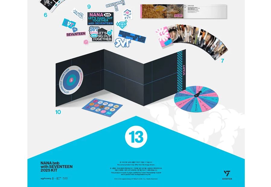 SEVENTEEN - NANA BNB WITH SEVENTEEN 2025 KIT + Weverse Gift