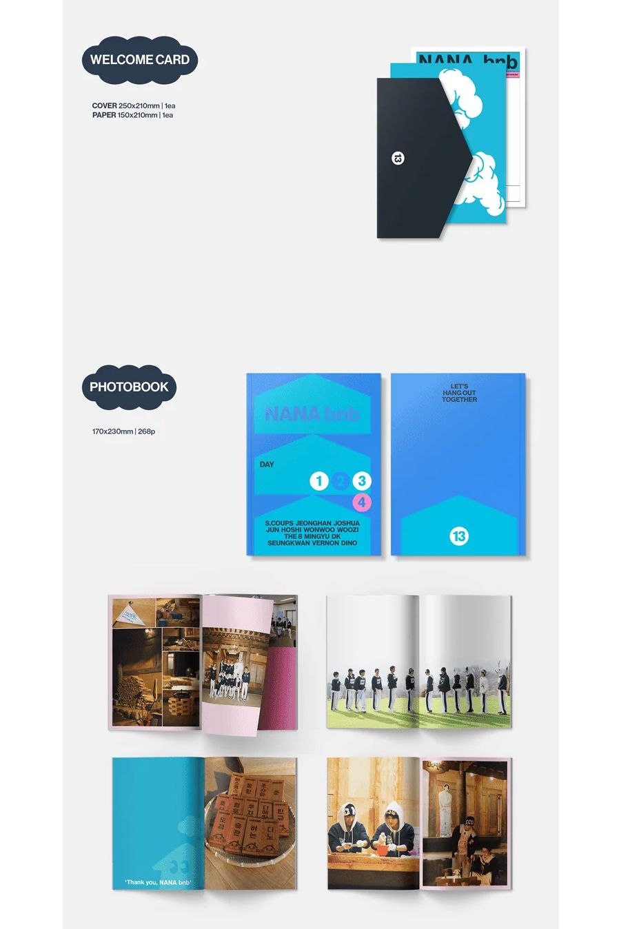 SEVENTEEN - NANA BNB WITH SEVENTEEN 2025 KIT + Weverse Gift