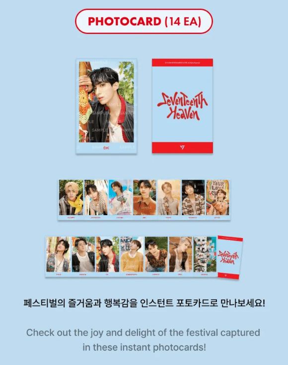 SEVENTEEN - PHOTO CARD SET (SEVENTEENTH HEAVEN) Nolae