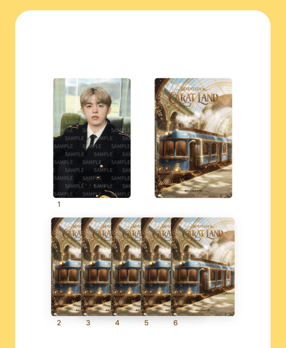 CARAT LAND 2026 仁川CARAT ZONE 全員分 SVT 2026 SVT 10TH FAN