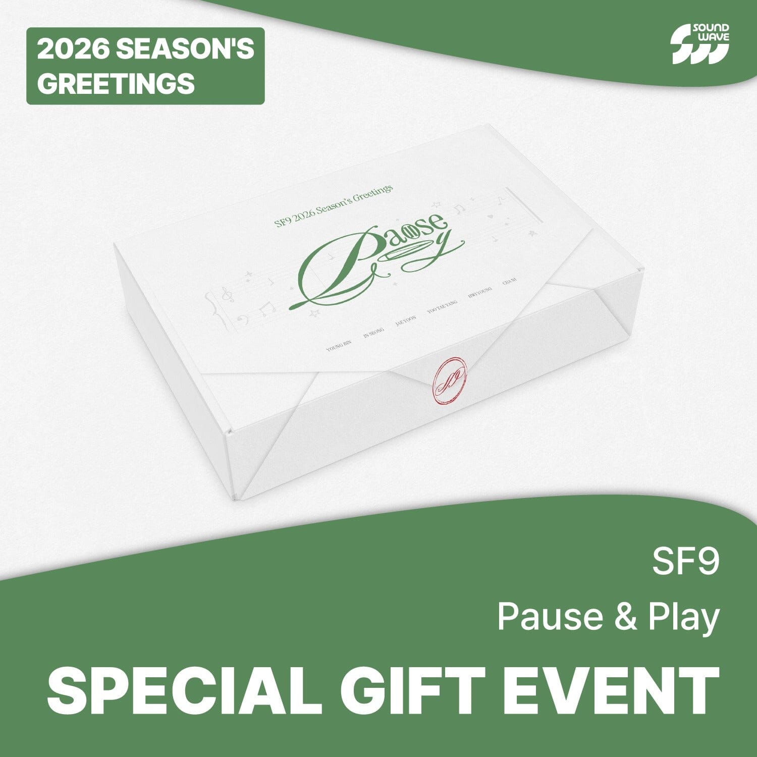 SF9 - 2026 SEASON'S GREETINGS + POB SOUNDWAVE PHOTOCARD Nolae