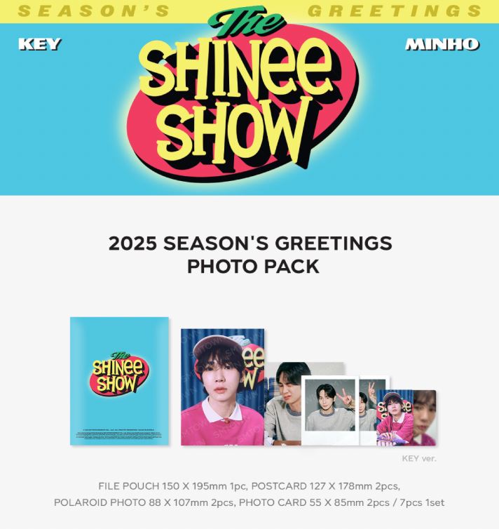 SHINEE - 2025 SM ARTIST SEASON’S GREETINGS OFFICIAL MD Nolae