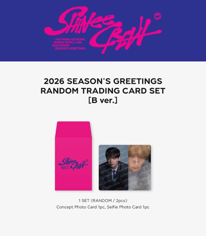 SHINEE - RANDOM TRADING CARD SET (2026 SEASON’S GREETINGS) Nolae