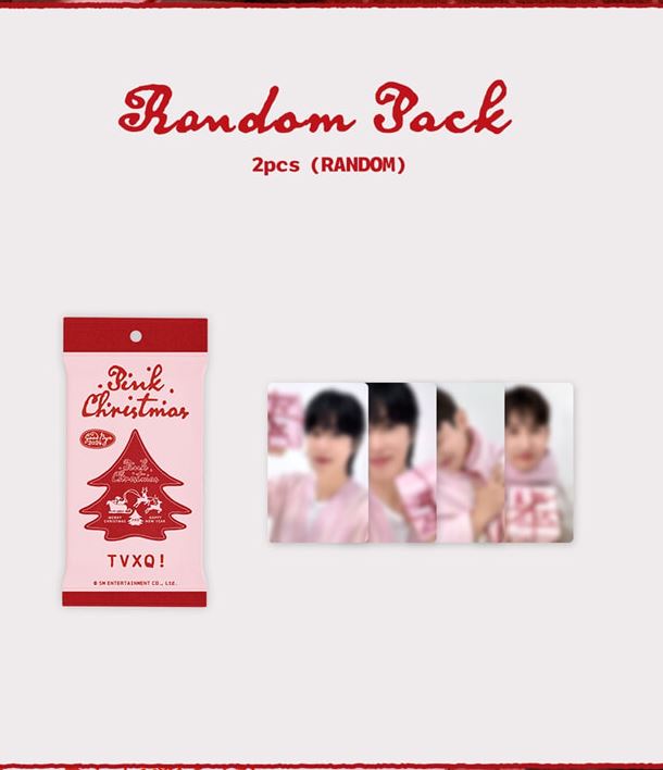 SM ARTISTS - PHOTO CARD RANDOM PACK (2024 PINK CHRISTMAS) Nolae