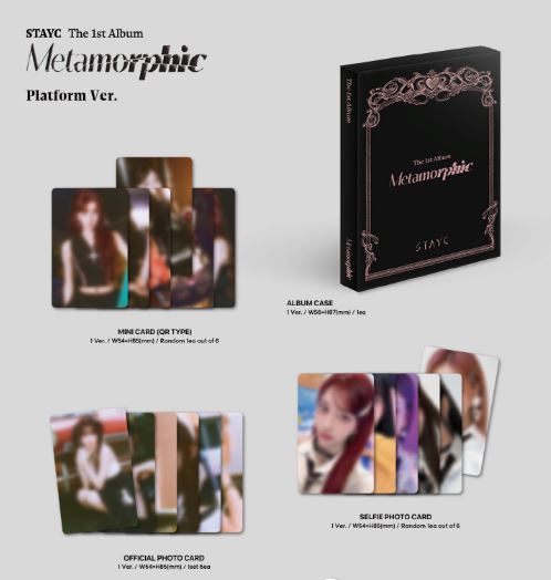 STAYC - METAMORPHIC (THE 1ST ALBUM) SET + Weverse Gift Nolae