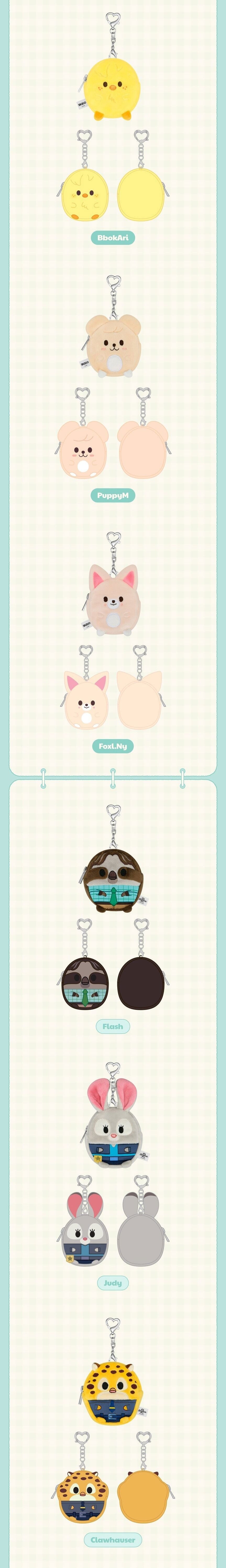 STRAY KIDS - COIN POUCH (SKZOO X ZOOTOPIA2 POP-UP MD) Nolae