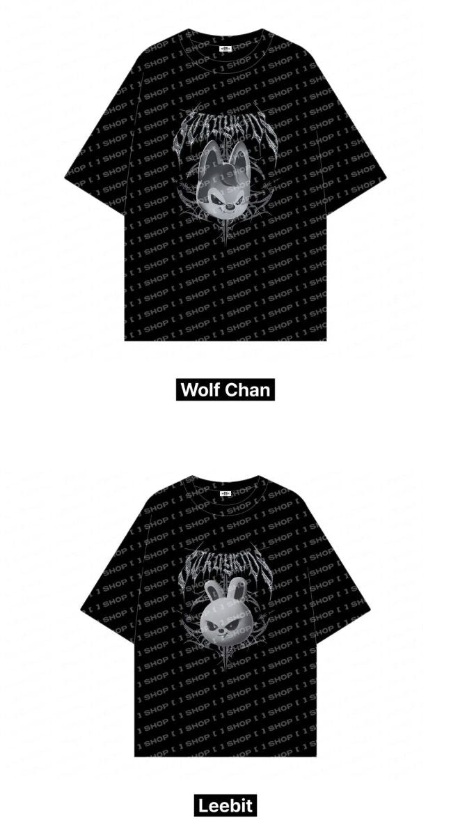 STRAY KIDS - EVIL SKZOO T-SHIRT (DOMINATE WORLD TOUR OFFICIAL MD) Nolae