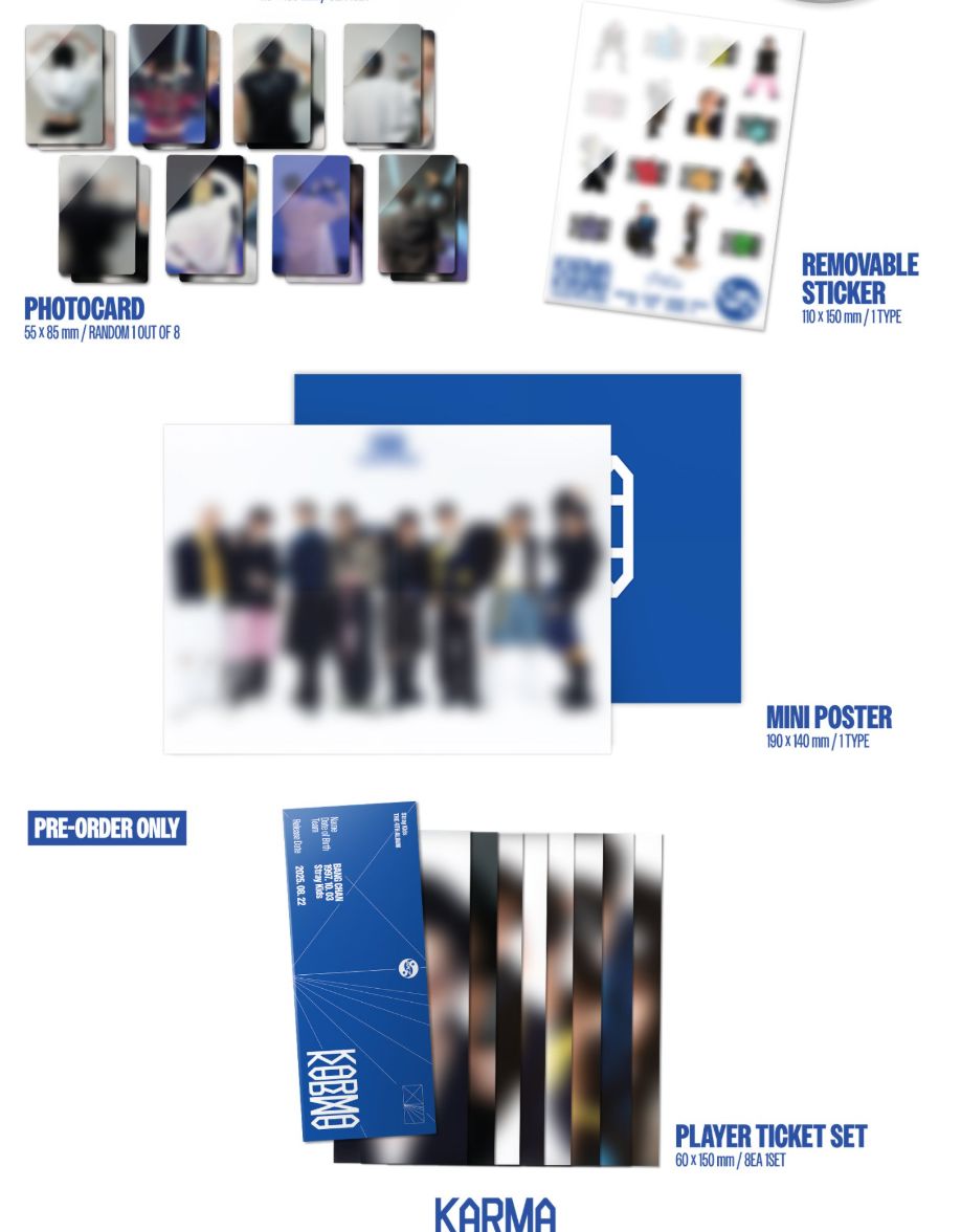 STRAY KIDS - KARMA + Apple Music Photocard Nolae