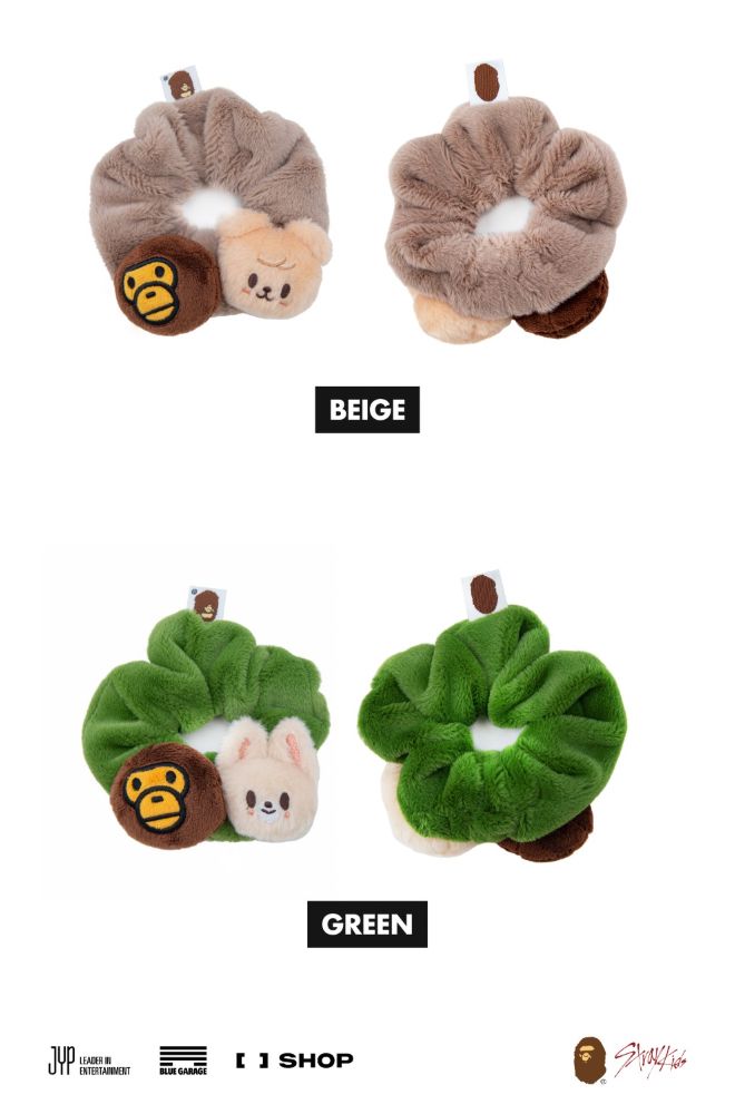 STRAY KIDS - SCRUNCHIES & METAL PINS (BAPE X STRAY KIDS MD) Nolae