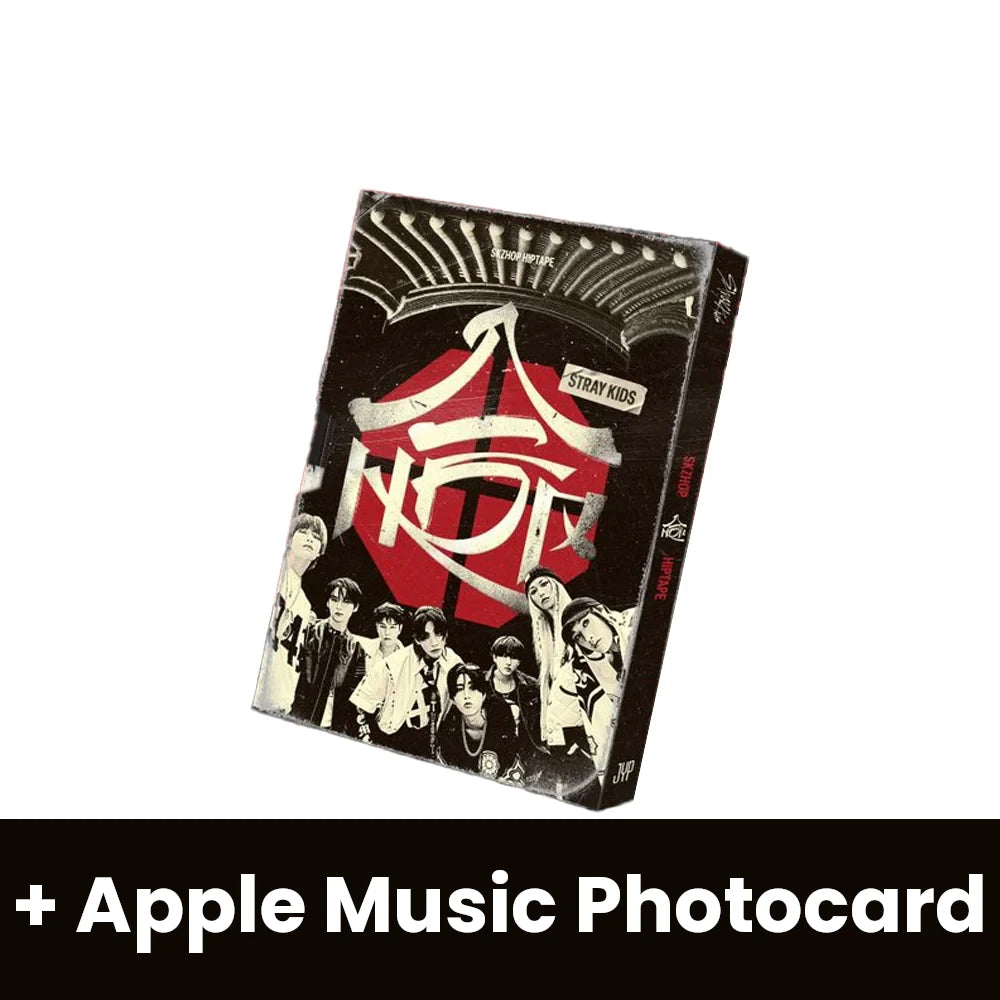 STRAY KIDS - SKZHOP HIPTAPE ‘合 (HOP)’ (SKZHOP VER.) + Apple Music Photocard Nolae