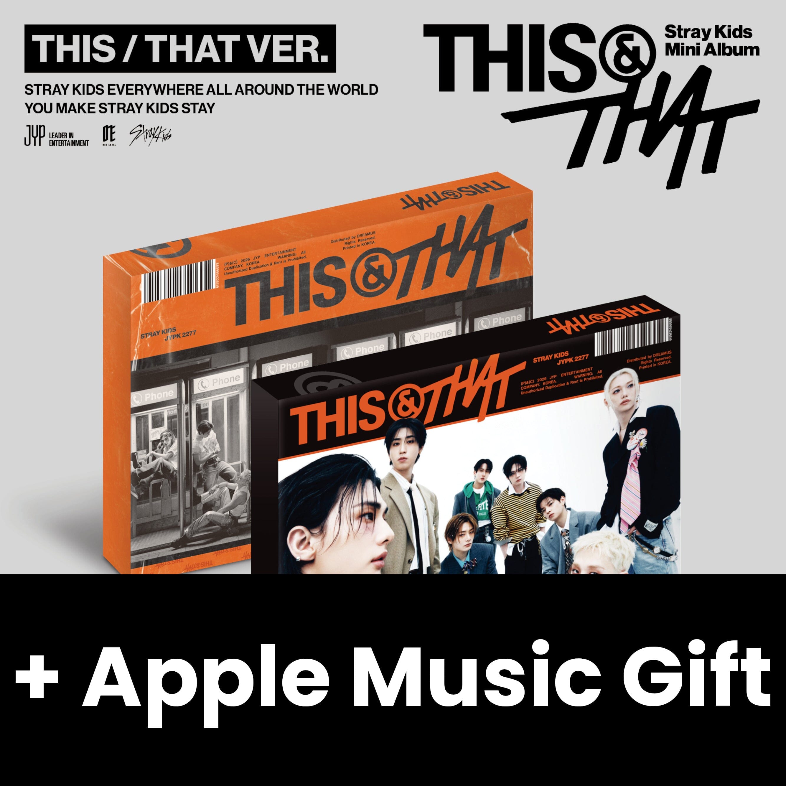STRAY KIDS - THIS & THAT + Apple Music Gift Nolae